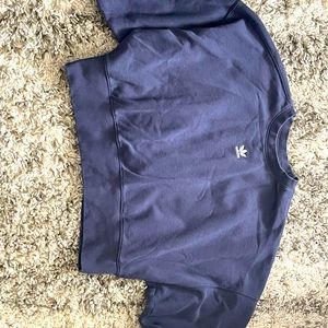 Womens adidas adicolor essential fleece cropped crewneck sweatshirt, size M